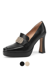 Valentina Women's Square Toe Platform Pumps